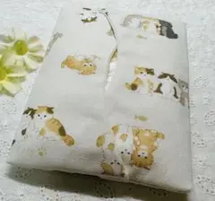 ハンドメイド ポケットティッシュケース　猫シリーズ
