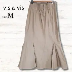 ビサビ vis-'a-vis マーメイドスカート ベージュ系 M ウエストゴムのサムネイル