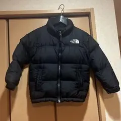 ノースフェイス キッズ　ブラック　ヌプシ ダウンジャケット110