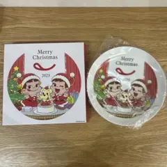 不二家　2023年　クリスマス　ぺこちゃん皿のサムネイル