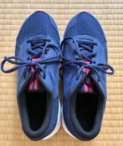 MIZUNO スニーカー ネイビー レッド 運動靴のサムネイル