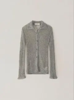 OHOTORO Feather Damage Cardigan グレーのサムネイル