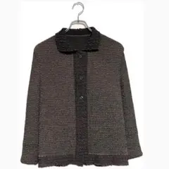 大人可愛い　レトロ　Lサイズ　薄手　長袖　伸縮性　春秋　レディース　トップス