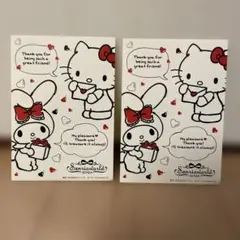 ハローキティ・マイメロディ ステッカー 2枚セット