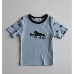 monmimi Half Rib Tops-Charcoal Horse 90のサムネイル