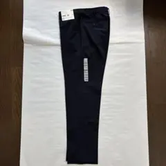 ユニクロ 感動パンツ ウールライク 79×73 ネイビー