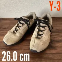 【Y-3】 スニーカー 26.0cm ベージュ