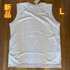 《新品未使用》 old uniqloドライメッシュ ノースリーブT サイズ= Lのサムネイル