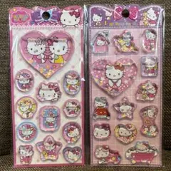 ⑧ サンリオ　ハローキティ　シャカシャカウォーターシール ステッカー 2点セット
