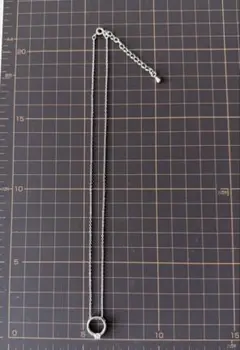 【新品】MJCシルバー リングネックレス(キュービックジルコニア)