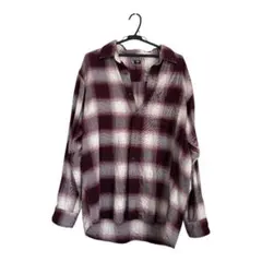 UNIQLO ユニクロ フランネル チェックシャツ 長袖　XLのサムネイル