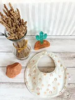 ハンドメイド　スタイ　くまさん