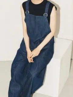 25ss 新品タグ付き　かぐれ　リネンサロペット　ブラック　アーバンリサーチ　麻 25ss 新品タグ付き かぐれ リネンサロペット ブラック アーバン