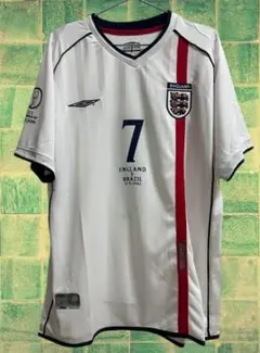 05-07 UMBRO England BECKHAM 7 ユニフォーム - メルカリ