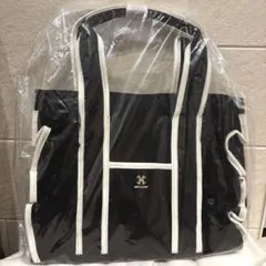 NICECLAUP ノベルティ フリルトートバッグ ブラック 黒 2026春