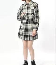MILK TOY CHECK セットアップ　セージ×ブラック