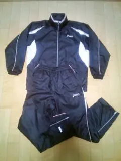 アシックス　ウインドブレーカー　上下セット