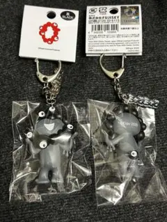 EXPO2025 ミャクミャク PVCキーホルダー 黒2個