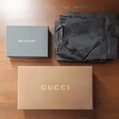 GUCCI　BVLGARI　空箱　GUCCI　付属バック　３点セット