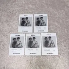 WINK UP 4月号 レシート風フォト 作間深田↔那須作間 5枚