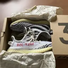 YEEZY BOOST 350 V2 Zebra 22cm adidas店舗購入 - メルカリ