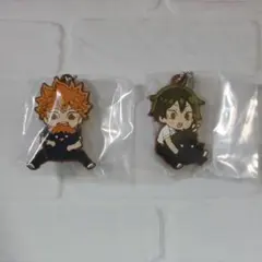 ハイキュー!!でふぉラバ　マスコット　烏野高校 日向くん　山口くん