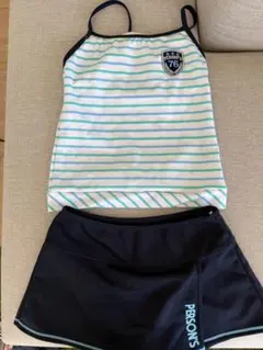 ストライプ水着セット（タンクトップ・ショートパンツ）　person's