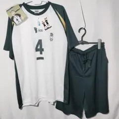 新品 上下セット XL 木兎光太郎 梟谷学園 ハイキュー なりきり ユニフォーム