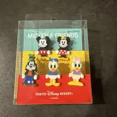 東京ディズニーランド　クリップセット　ミッキー　ミニー　グーフィー　ドナルド
