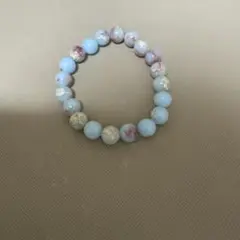 最終値下げ天然石 寿山石ブレスレット内径17 10ミリ　新品