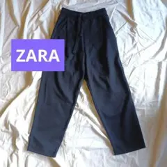 【新品未使用】ZARA タック入り スウェットパンツ ブラック