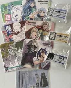 僕のヒーローアカデミア 通形ミリオ 天喰環 波動ねじれ コースター 名札バッジ