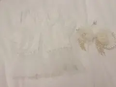 ホワイトウェディンググローブとアクセサリーセット