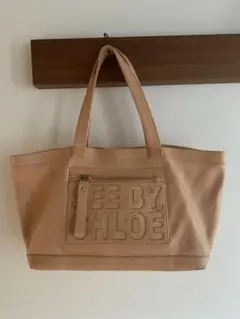 SEE BY CHLOE ピンクベージュ トートバッグ
