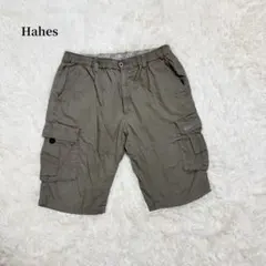 【ヘインズ】カーゴハーフパンツ　ショート丈　アウトドア　LL 大きめサイズのサムネイル