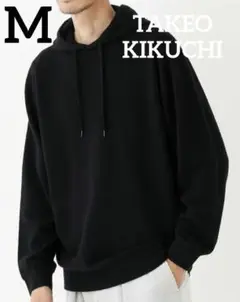 大特価❕TAKEO KIKUCHI❤️ジャガード織 パーカー 黒 M