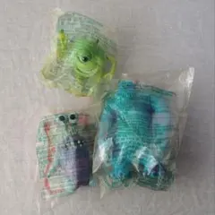 ハッピーセット　モンスターズインク　フィギュア　3体