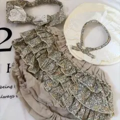 モクモフ　ヘアバンド、スタイ、ブルマ3点セット