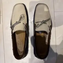 極美品】✨BRIONI ブリオーニ 25cm ドライビングシューズ 40 白系