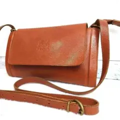 ✨美品✨IL BISONTE✨ ショルダーバッグ 本革 斜め掛け ポシェット