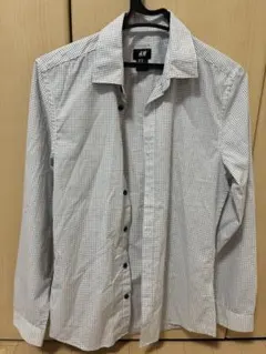 H&M チェック柄 長袖シャツ XS