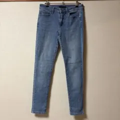 ユニクロ　ウルトラストレッチジーンズ　スキニー　ミドルライズ　テーパード　27