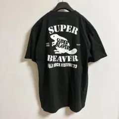 SUPER BEAVER バックドロップ Tシャツ ブラック XLサイズ - メルカリ