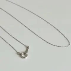 目玉商品 新品 日本製 Pt850 プラチナ スクリューチェーンネックレス40 