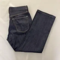 ダークブルー 濃紺 ユニクロ ストレートデニム W31インチ