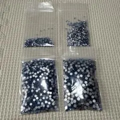 A級 ガラスストーン ブルー ４サイズセット