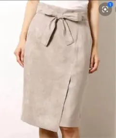 スエードラップ風スカート　ジャスグリッティー