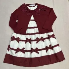 【美品】タルティーエショコラ ワンピース100cm