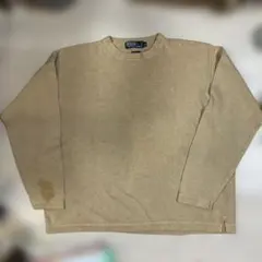 ポロバイラルフローレン　ニット　リネン✖️コットン　ベージュ　XL