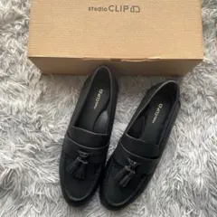 ★お値下げ♪新品★ studio CLIP 消臭抗菌防臭 タッセルローファー Lのサムネイル